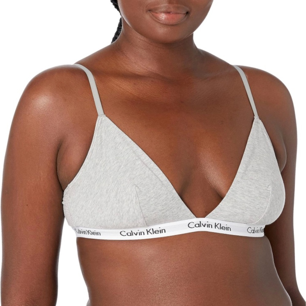 Calvin Klein Heather Grey Women’s Carousel Triangle Bralette